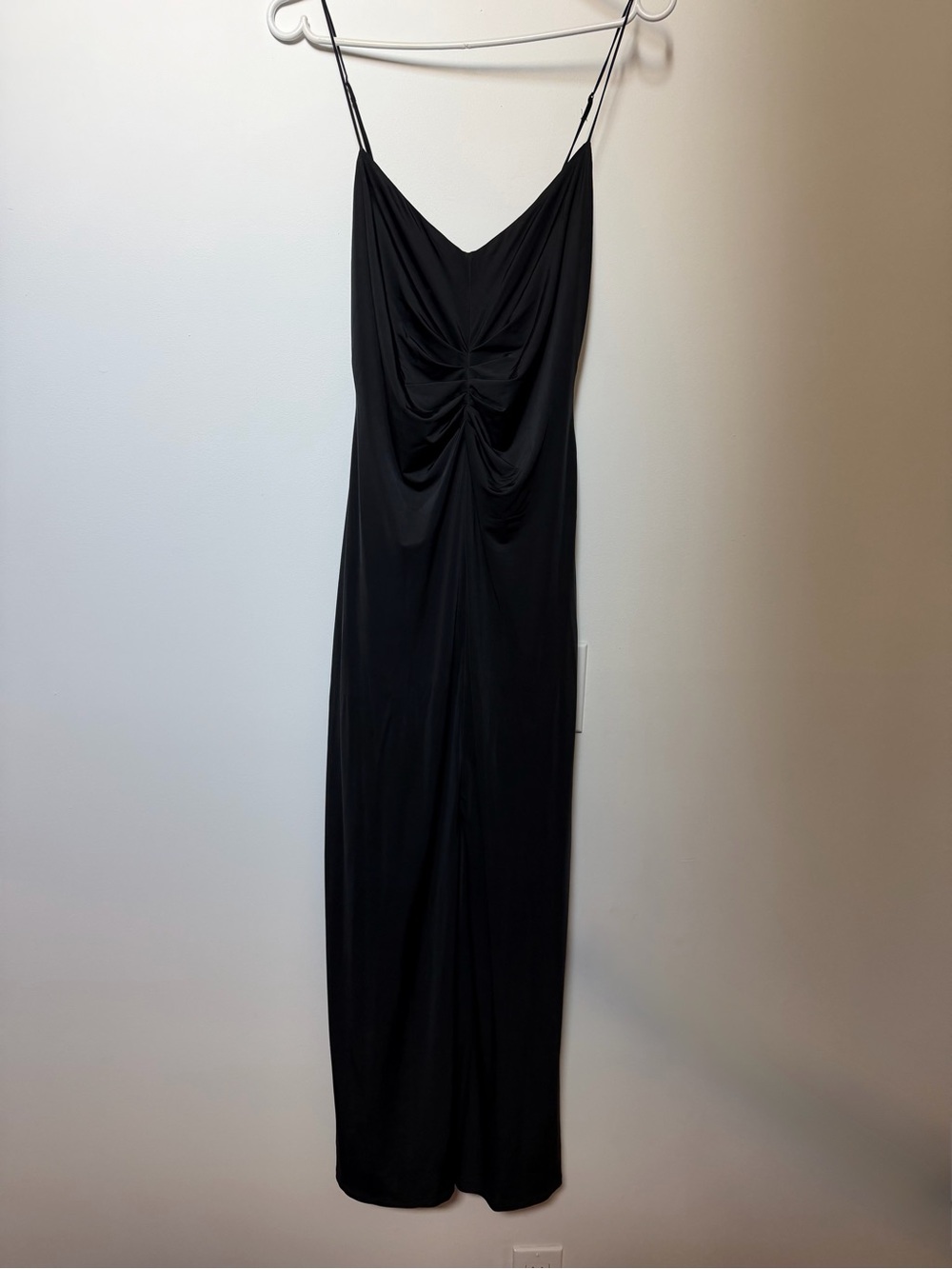 AFRM Black Slip Dress with Adjustable Spaghetti Straps